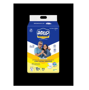 Couche pour adulte Adilo, style à bande ouverte, haute absorption, ajustement sécurisé, facile à porter, confortable toute la journée, soin fiable - Product Image 4