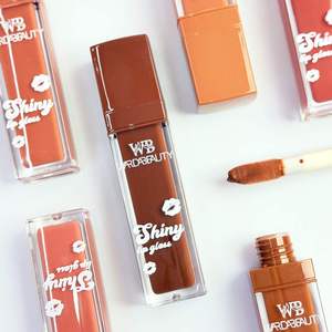 Gloss à lèvres hydratant vegan Warda Beauty, 6 teintes nudes, non collant, rouge à lèvres liquide quotidien, maquillage, emballage personnalisé avec logo - Product Image 3