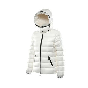 Veste d'hiver surdimensionnée en molleton de coton à capuche pour femme manteau respirant avec chapeau détachable et tissage tissé - Product Image 2