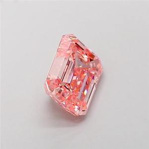Lab Grown Diamond Esmeralda 2.44ct Fancy Intense Pink VVS1 - Product Image 3