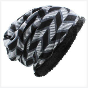Venta al por mayor de acrílico de invierno cálido OEM de alta calidad de acrílico Unisex cálido gorro de punto jacquard cómodo gorro sombreros - Product Image 1