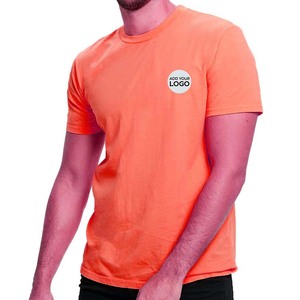 Camisetas de Algodón con Cuello Redondo, Camiseta Básica de Manga Corta, Camisetas Casuales Suaves, Tops de Verano, Camiseta Unisex - Product Image 1