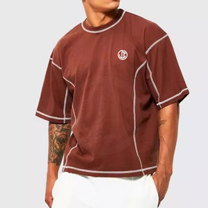 T-shirt surdimensionné élégant, neuf, écologique, respirant, pour homme, fabriqué au Pakistan - Product Image 5