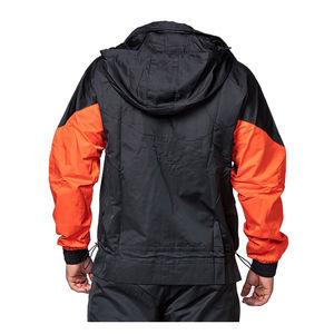 Nouvelle veste coupe-vent personnalisée avec logo, imperméable, légère, en polyester et nylon, veste coupe-vent pour hommes, ensembles de survêtement, veste coupe-vent d'extérieur, ensemble de survêtement - Product Image 4