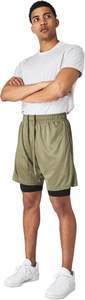 Short de sport athlétique pour hommes Short de basket-ball à séchage rapide avec poches pour courir Vêtements de sport décontractés - Product Image 4