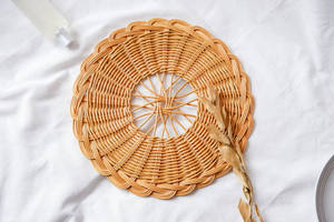Cheapest Round Natural <b>Rattan</b> <b>Placemats</b> Woven <b>Placemats</b> Made in Vietnam - Product Image 3