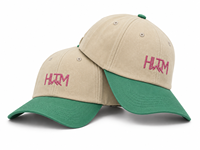 Topi Baseball 6 Panel Tanpa Struktur 100% Katun Bordir Custom Gesper Logam Bernapas Dapat Disesuaikan Kasual Outdoor Unisex Topi Ayah