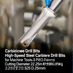 High-Speed Steel Carbide <b>Drill</b> <b>Bits</b> for Machine Tools-3 Pieces Cutting Diameter 22.5mm ISO 803D-22.5-67.5-S25 D.25mm - Product Image 3