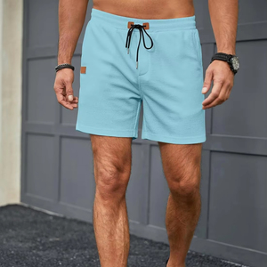 Short de course actif de qualité supérieure pour hommes Style décontracté Poches Décoration 100% coton Logo avant écologique Short de sport OEM - Product Image 1