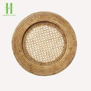 Natural Woven Oval Rattan <b>Placemats</b> for <b>Dining</b> <b>Table</b> <b>Table</b> Decor Christmas Ratan <b>Placemats</b> OEM <b>Placemats</b> From Vietnam - Product Image 5