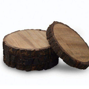 Juego de posavasos de madera de nogal hechos a mano decorativos para el hogar duraderos y suaves con soporte - Product Image 5