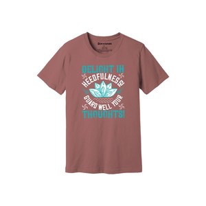 T-shirt 100% coton avec impression de thèmes de bouddha Style décontracté 12 options de couleur 160-180 Placement de conception personnalisable GSM lourd - Product Image 3