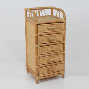 Classic Rattan 5 <b>Drawers</b> - Product Image 1