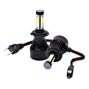 Kit de phares LED H4 à 4 faces pour l'éclairage de voitures et de motos - Blanc froid de qualité supérieure - Couleurs assorties - Product Image 4