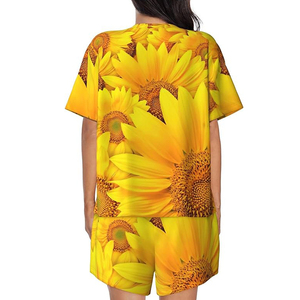 Comfortable High Quality Solid Casual Two Piece Shorts <b>Set</b> Women's Shirts and Shorts <b>Twin</b> <b>Set</b> 100% Cotton Breathable - Product Image 5