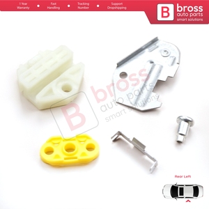 คลิปยึดกระจกหน้าต่าง BWR5008+BWR19+BWR55 แผ่นเชื่อมโลหะด้านหลังซ้าย สำหรับ Vectra B W210 S210 9-3 900 - Product Image 4
