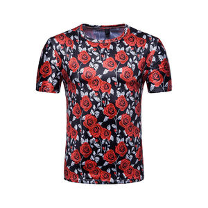 Vêtements pour hommes Vêtements décontractés T-shirt Couleur unie Léger T-shirt pour hommes Meilleure qualité T-shirt élégant - Product Image 1