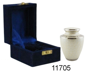 ของชำร่วย2.75ใส่เถ้ากระดูกทำจากทองเหลืองกล่องกำมะหยี่สีน้ำเงินแฟนซี - Product Image 5