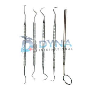 Kit d'hygiène buccale professionnel en acier inoxydable : instruments de sculpture dentaire et miroir manuels de haute qualité - Product Image 5