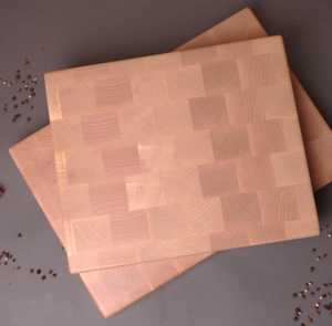 Tabla de Cortar de Madera de Arce de Grano Vertical Hecha a Mano, Tabla de Picar Reversible con Mango Integrado para Cocina Profesional y Restaurante - Product Image 1