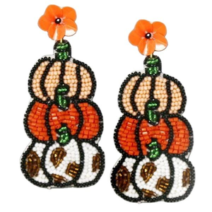 2025 alta moda al por mayor hecho a mano cuentas de semillas moda multicolor pendientes joyería Artificial para mujeres por glowin fashion - Product Image 5