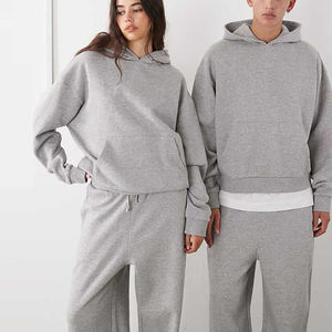 Conjunto Deportivo de Invierno para Hombre, Unisex, de Forro Polar Grueso, Transpirable, Cortavientos, con Capucha, Personalizable con Logotipo, Estilo Informal - Product Image 6
