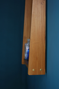 Wooden Rectangular <b>Mirror</b> with Shelf <b>for</b> Home or Hotel Bathroom <b>Wall</b> Decor <b>for</b> Home or Hotel Room hanging <b>mirror</b> - Product Image 4