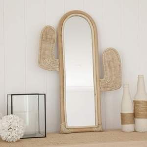 Boho Rattan <b>Mirror</b> <b>Frame</b> for Eco-Conscious Modern Homes - Product Image 5