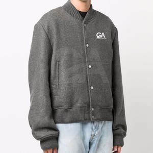 Vente en gros de vestes Letterman pour hommes personnalisées 2025 Veste Letterman basse quantité minimale de commande de qualité supérieure à vendre sur mesure - Product Image 3