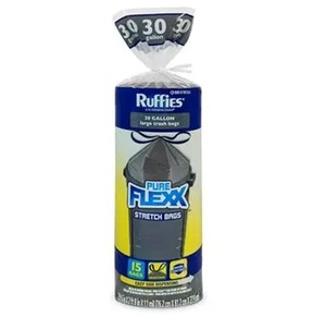 ถุงขยะครัวทรงสูง Ruffie Pro 13 แกลลอน แบบผูกปิด 120 ใบ - Product Image 5