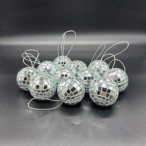 Bolas de cristal de espejo hechas a mano para árbol de Navidad, decoración festiva elegante, iluminación LED de metal de alta calidad para temas de vacaciones - Product Image 5