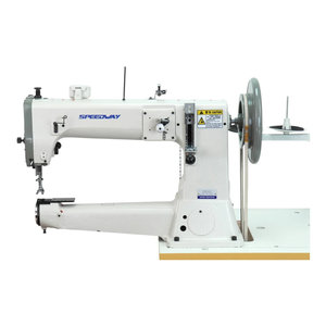 NOUVEAU TOP 441 Machine à coudre à bras long, cylindrique, avec pied entraîneur, extra robuste, 750W, haute vitesse, entraînement composé, point noué - Product Image 2