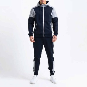 Vente en gros de survêtements à capuche de haute qualité survêtements 100% coton pour hommes logo personnalisé survêtement décontracté pour hommes nouveau style coupe ajustée - Product Image 3