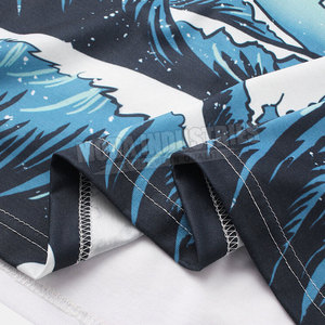 Ultimo nuovo stile traspirante leggero uomo sublimazione t-shirt cotone/fibra di bambù modello solido in magazzino - Product Image 4