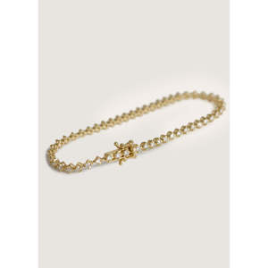 Pulsera de tenis Amy de cuatro puntas con diamantes de moda - Product Image 3