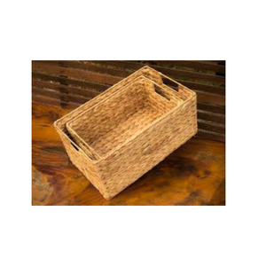 Cesta de almacenamiento entrega rápida con asas multifunción artesanía diseños personalizados fabricante vietnamita - Product Image 1