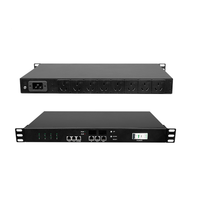 Jamanet 19 pouces C13c14c15 RJ45 USB IEC UK US Socket 16 voies Intelligent Smart IP PDU Fast Charging Switch type intelligent pdu