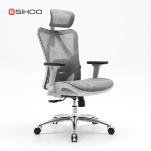 Chaise de bureau ergonomique <span class=keywords><strong>Sihoo</strong></span> <span class=keywords><strong>M57</strong></span> à dossier haut, entièrement en maille, multicolores, chaise de bureau de direction - Product Image 2