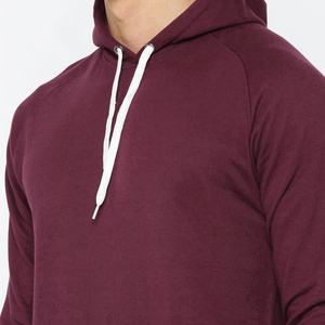 Plain <b>men</b> hoodie cotton oversized <b>pullover</b> with breathable soft fabric <b>for</b> stylish casual streetwear in all seasons wear - Product Image 5