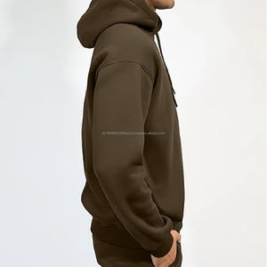 Conjunto de Sudadera con Capucha y Pantalones Deportivos de Alta Calidad con Logotipo Personalizado, Traje Deportivo, Pantalones de Chándal para Hombre, 100% Algodón - Product Image 3