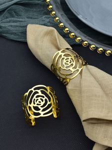 Mariage en métal Diverses couleurs Cuivre Or Rose Or Argent Anneau de serviette pas cher à prix de gros de l'Inde - Product Image 6