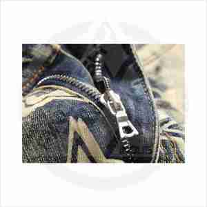 กางเกงยีนส์ขายาวของผู้ชายทรงตรงกางเกงยีนส์ขาดๆสไตล์วินเทจ - Product Image 6