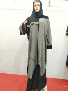 Dubai Golden bordado trabajo Nida tela personalizable tradicional musulmana accesorios de ropa para adultos negro diferentes estilos - Product Image 4