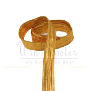 Trenzas de oro de alta calidad Cordones Uniforme Lingotes de oro Recortes de alambre Trenzas Trim Galloon Textile Craft OEM Demand - Product Image 6