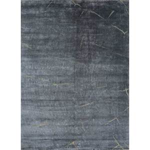 Tapis en soie de bambou noué à la main bleu azalée Aibz-1006 pour la maison, le salon, le couloir, tapis rectangulaire en fourrure, motif abstrait, tapis de chambre - Product Image 1