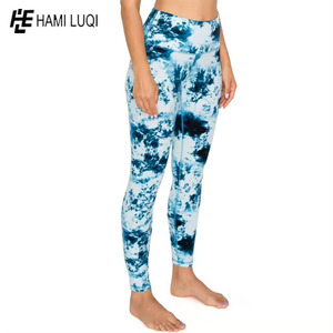 Pantalones de Yoga de cintura alta para fitness, mallas elásticas que absorben el sudor, mallas de gimnasio para mujeres para ventas al por mayor - Product Image 4