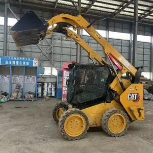 new CAT 289D3 4x4 Heavy-Duty Skid Steer <b>Loader</b> 1 1-4 Ton Load Capacity Hydraulic Front <b>Loader</b> Pump Mini <b>Tractor</b> <b>Backhoe</b> <b>Loader</b> - Product Image 3