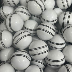 Deportes Venta caliente Cricket cuero duro bola logotipo personalizado calidad superior Cricket Ball en Pakistán - Product Image 4