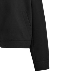 Chaqueta con Cierre Negra para Hombre, Chaqueta Clásica Informal, Abrigo Cálido y Elegante de Color Sólido, Tela Suave, Uso Diario, Chaqueta Ligera de Moda - Product Image 5