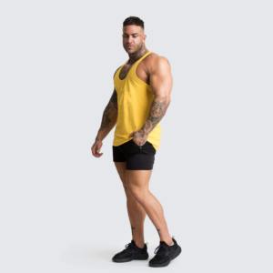 Venta al por mayor verano XL sin mangas con capucha chaleco transpirable algodón compresión estilo Casual culturismo estampado para hombres camiseta sin mangas para hombres - Product Image 6